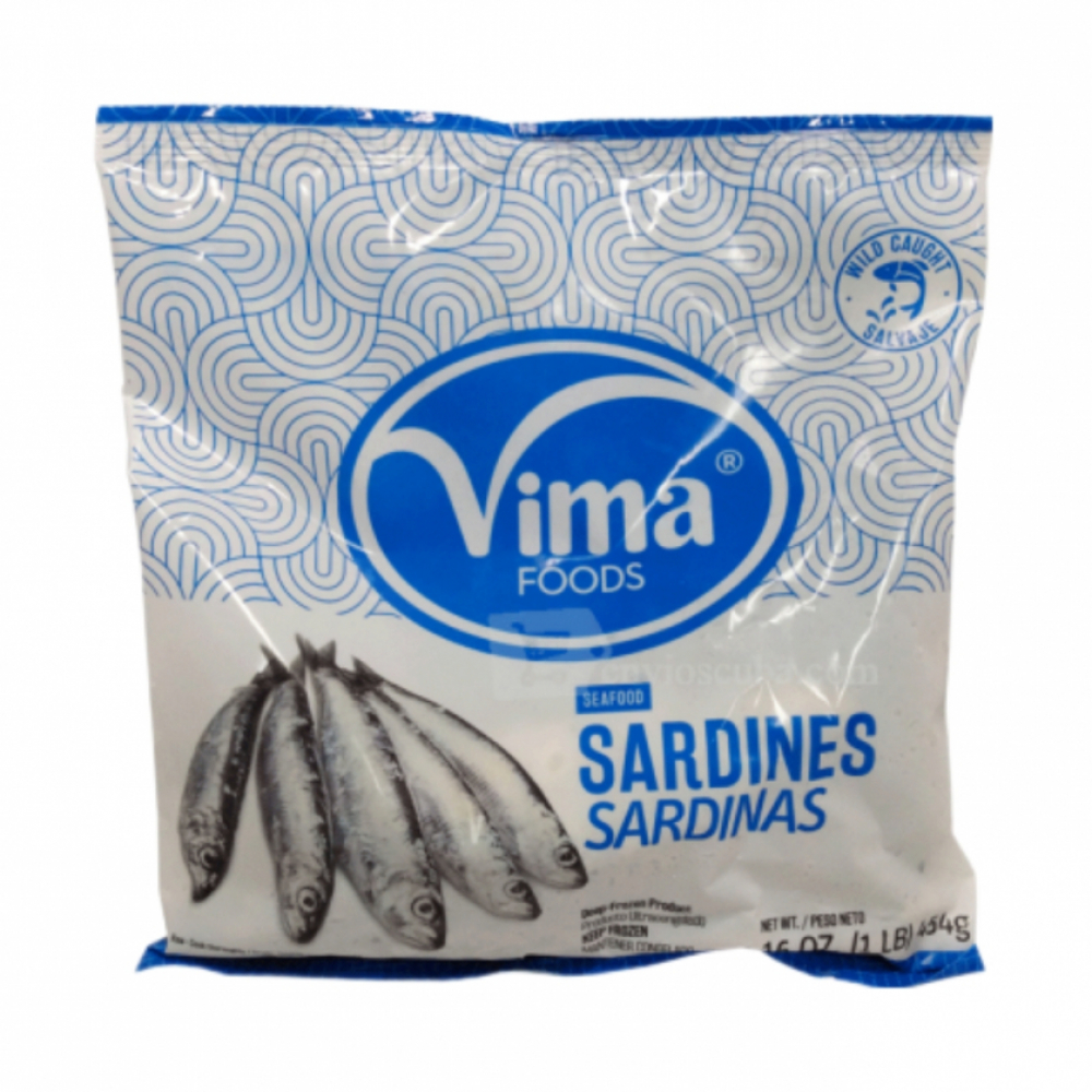 Vima Foods whole sardines (454 g / 1 lb)  Online Agency to Buy and Send  Food, Meat, Packages, Gift