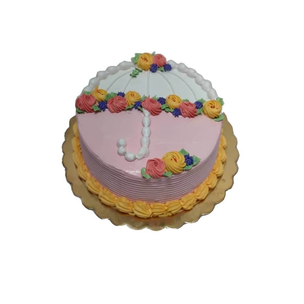 Umbrella Fondant Cake -3 Kgs ( The Bread Basket) - send The Bread Basket to  India, Hyderabad | Us2guntur