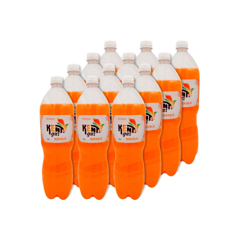 Refresco Gaseado Sabor Naranja Kenti X L Supermarket Es