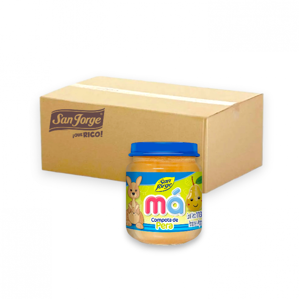 San Jorge Mú pear Compote (24 x 113 g /4 oz) | Online Supermarket. Items  from Panama and Miami to Cuba