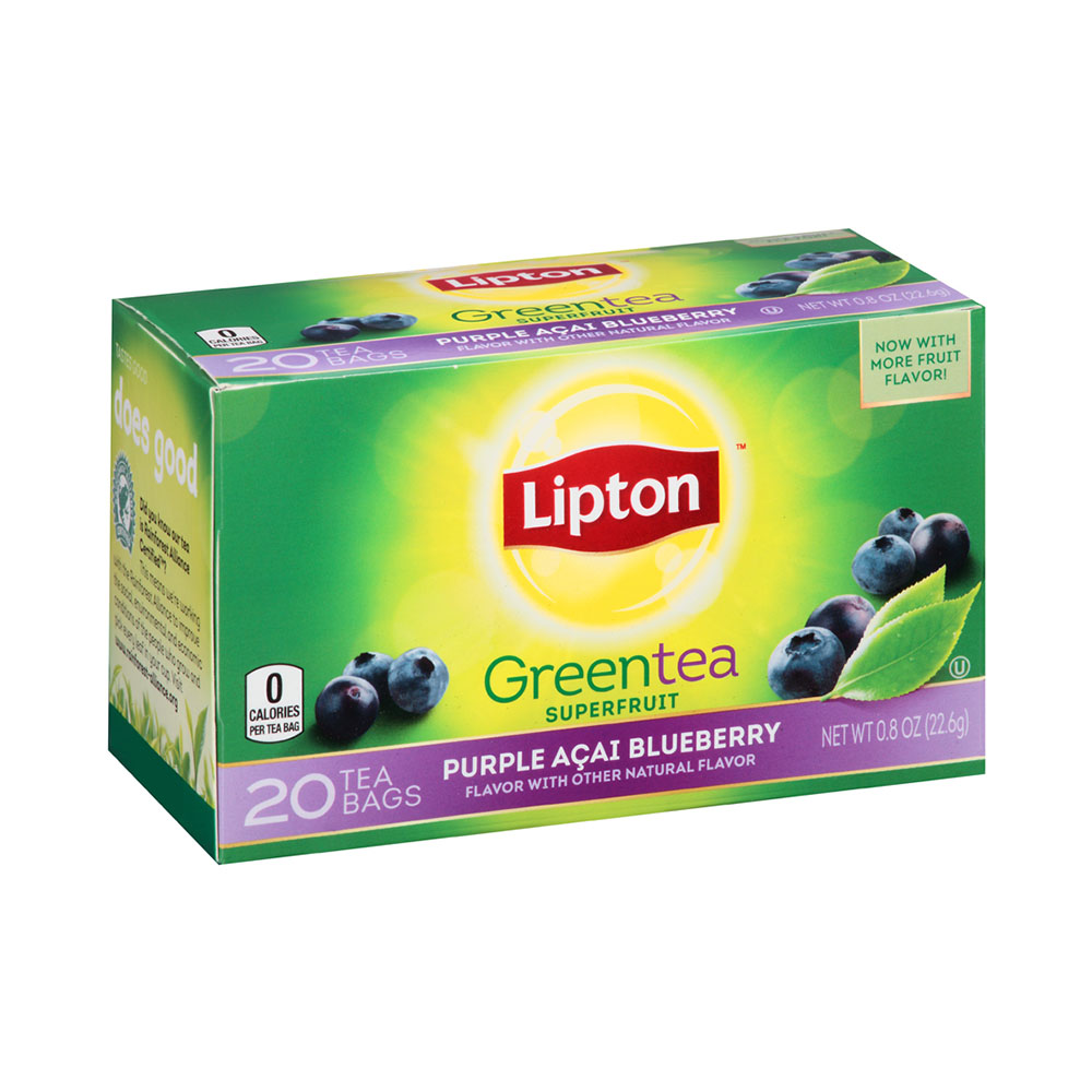 Lipton Peach Paradise Green Tea, 20 Count (Pack of 6)