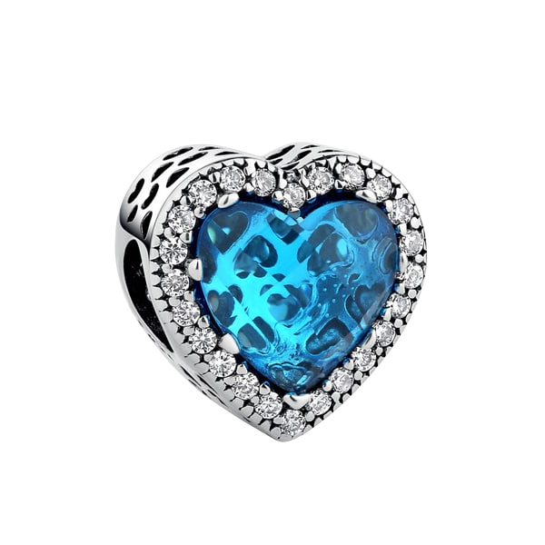 Blue heart hot sale charm pandora