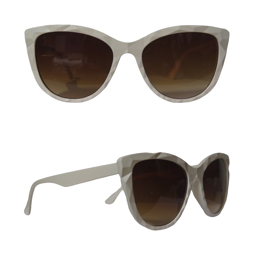 Gafas De Sol Wayfarer De Armadura Beige Corrugada Y Cristales Marrones Supermarket 23 Es Una