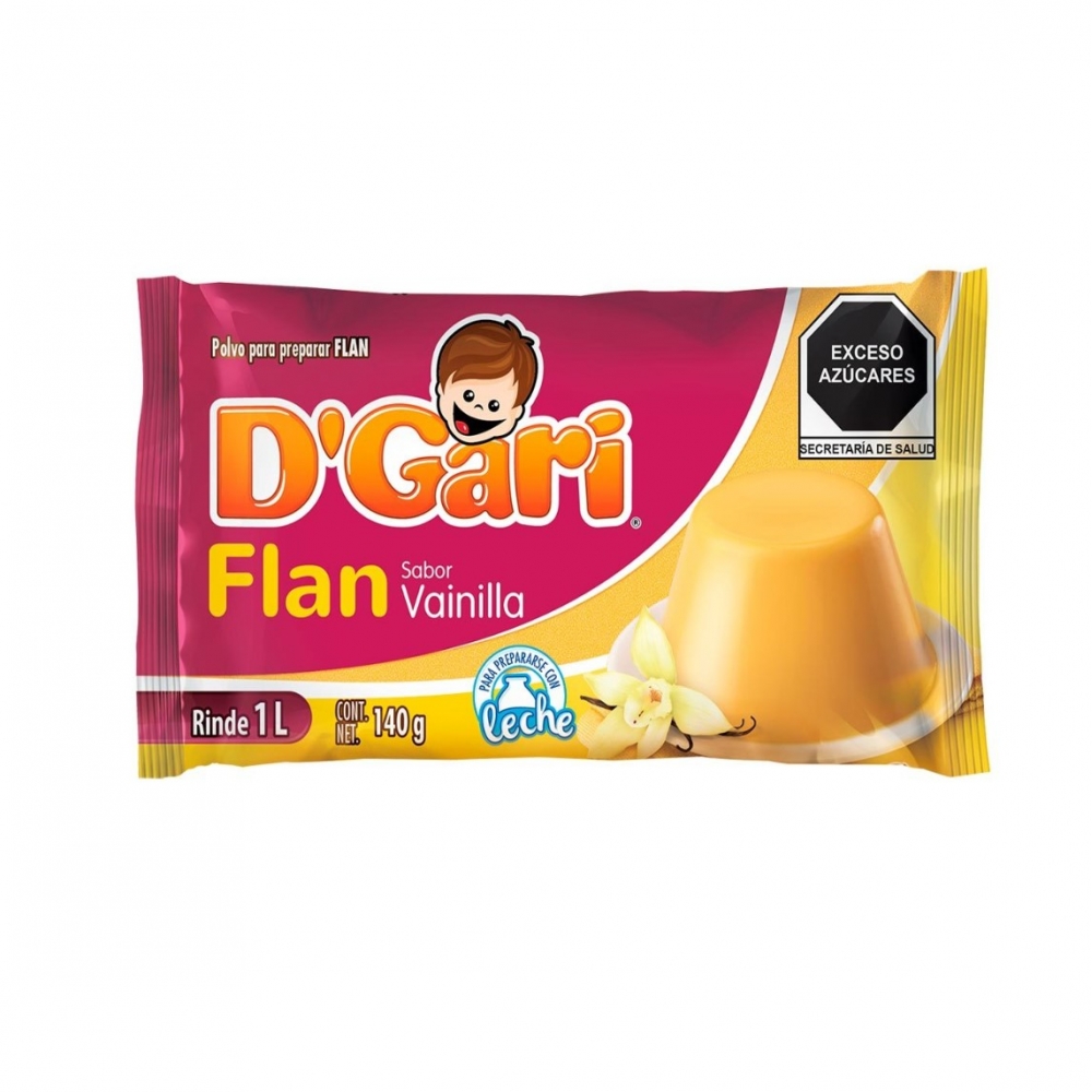 Polvo Para Preparar Flan Sabor Vainilla D Gari G Oz